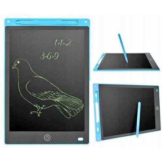 Tablet graficzny dla dzieci z ekranem LCD 12”, znikopis elektroniczny